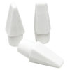 Professional Pencil Cap Erasers, White, 10 Per Pack, 12 Packs