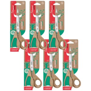 Advanced Eco-Friendly Multipurpose 8-1-4" Scissors, Pack of 6