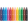 Color'Peps My First Jumbo Triangular Wax Crayons, 12 Per Pack, 6 Packs