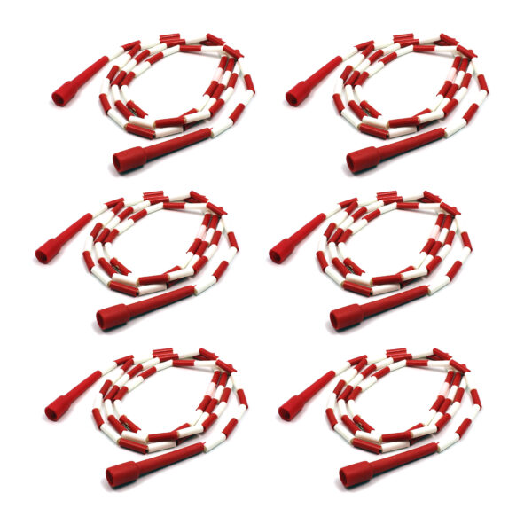 Segmented Plastic Jump Rope, 8', Pack of 6