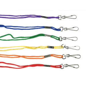 Rayon Lanyard, Assorted Colors, 12 Per Pack, 3 Packs