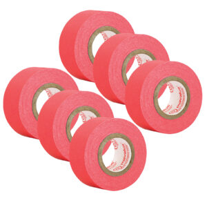 Tape, 1" x 324", Red, 6 Rolls