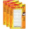 Hook 'n Loop, 5-8" Dots, 60 Sets Per Pack, 3 Packs