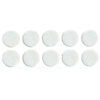 Hook N Loop Dots, 5-8", White, 30 Per Pack, 6 Packs