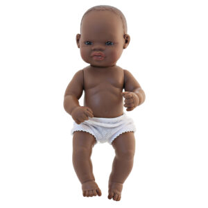 Anatomically Correct Newborn Doll, 12-5-8", African Girl