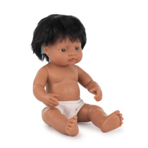 Baby Doll Hispanic Boy With Hearing Aid 15'', Polybagged