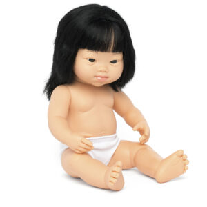 Anatomically Correct 15" Baby Doll, Down Syndrome Asian Girl