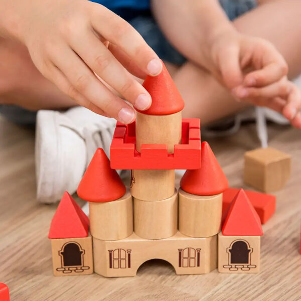 Wooden Stacking Castle