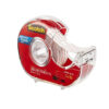 Removable Poster Tape with Dispenser, 3-4" x 150", Clear, Pack of 3