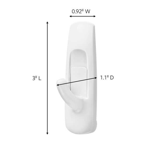 Command Medium Utility Hooks Multi-Pack, 6 Per Pack, 3 Packs