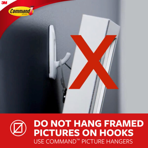 Command Large Utility Hooks Multi-Pack, 3 Per Pack, 3 Packs