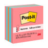 Pop-up Notes, 3" x 3", Assorted, 100 Sheets-Pad, 5 Pads-Pack, 2 Packs