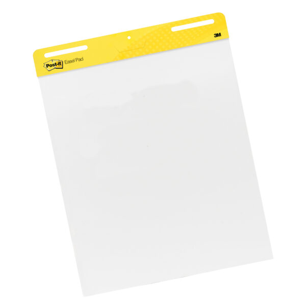 Super Sticky Easel Pad, 25" x 30", White, 30 Sheets-Pad, 2 Pads