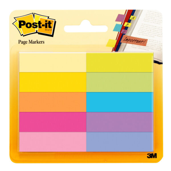 Page Markers, 50 Sheets-Pad, 10 Pads-Pack, 3 Packs