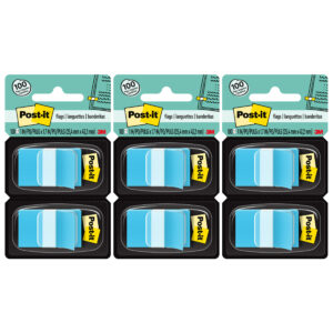 Flags - Blue, 50-Dispenser, 2 Dispenser-Pack, 3 Packs