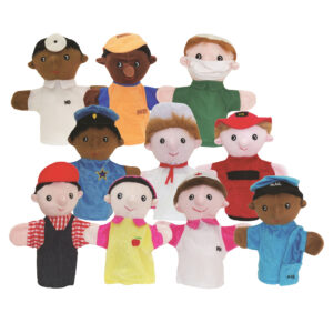 Community Helper Puppets, Set of 10