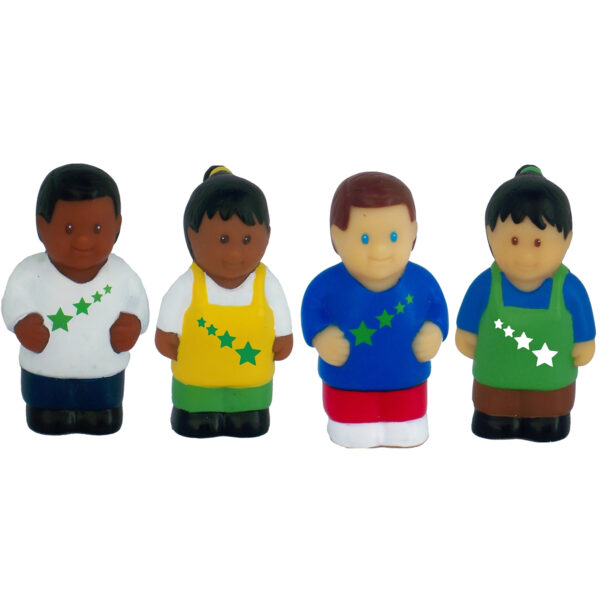 All Star Kids Multicultural Children Figurines, Set of 8