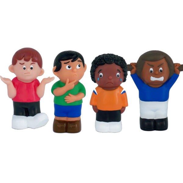 Friends with Feelings, Multicultural Emotions Figurines, 5.5", Set of 8