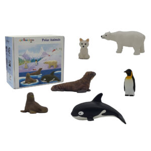 Polar Animal Playset, 6 Pieces