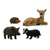 Forest Animal Playset, 8 Pieces