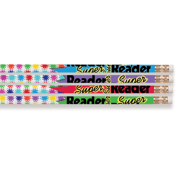 Super Reader Motivational Pencils, Pack of 144