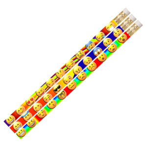 Emotion Icons Motivational Pencil, 12 Per Pack, 12 Packs