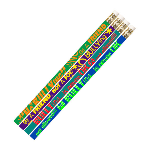 No Bullying Motivational Pencils, Pack of 144