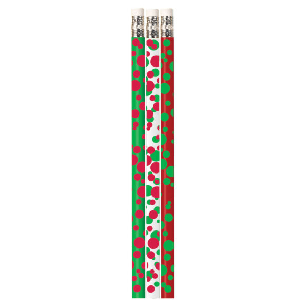 Dots of Christmas Fun Pencil, Pack of 144