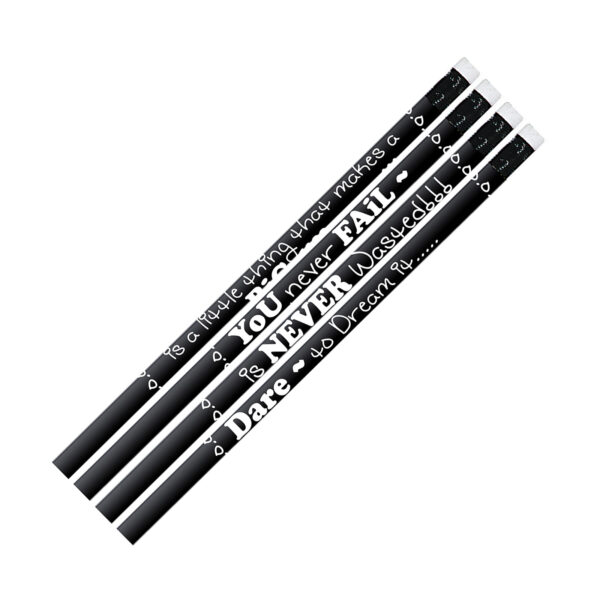 Chalkboard Talk Motivational Pencil, Pack of 144