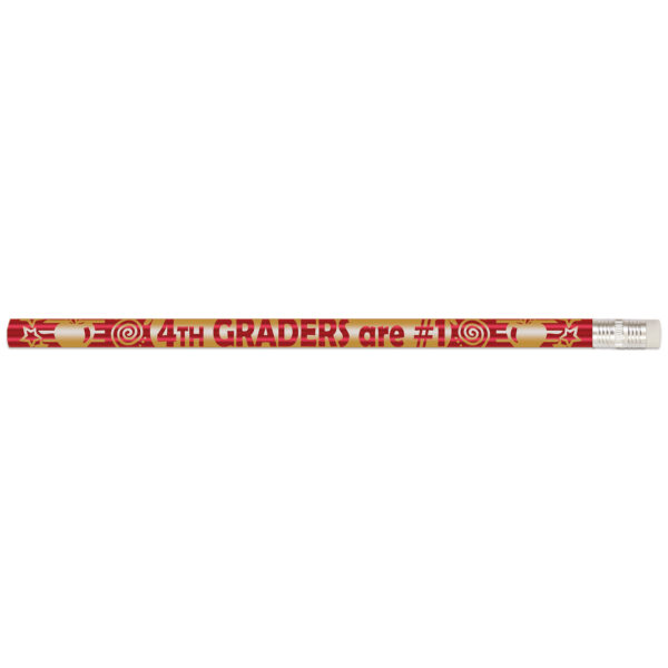 4th Graders Are #1 Pencils, 12 Per Pack, 12 Packs