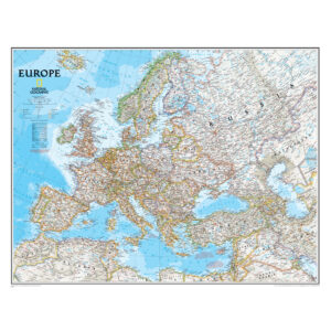 Europe Classic Map, Laminated