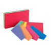 Two-Tone Index Cards, 3" x 5", Assorted Colors, 100 Per Pack, 12 Packs