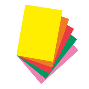 Bright Multi-Purpose Paper, 5 Assorted Colors, 24 lb., 8-1-2" x 11", 500 Sheets