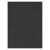 Construction Paper, Black, 9" x 12", 50 Sheets Per Pack, 5 Packs