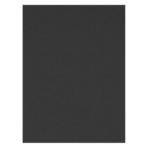 Construction Paper, Black, 9" x 12", 50 Sheets Per Pack, 5 Packs