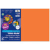 Construction Paper, Orange, 12" x 18", 50 Sheets Per Pack, 5 Packs