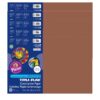 Construction Paper, Warm Brown, 12" x 18", 50 Sheets Per Pack, 5 Packs