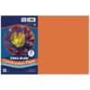 Construction Paper, Electric Orange, 12" x 18", 50 Sheets Per Pack, 5 Packs