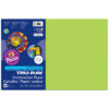 Construction Paper, Brilliant Lime, 12" x 18", 50 Sheets Per Pack, 5 Packs