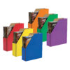 Magazine Holders, 6 Assorted Colors, 12-3-8"H x 3-1-8"W x 10-1-4"D, 6 Holders