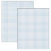 Graphing Paper, White, 1-4" Quadrille Ruled, 8-1-2" x 11", 500 Sheets Per Pack, 2 Packs