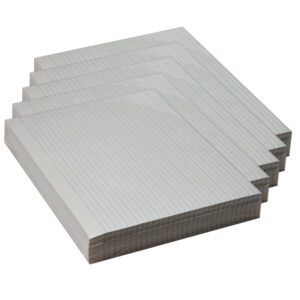 Newsprint Handwriting Paper, Alternate Dotted, Grade 3, 1-2" x 1-4" Ruled Long, 11" x 8-1-2", 500 Sheets Per Pack, 5 Packs