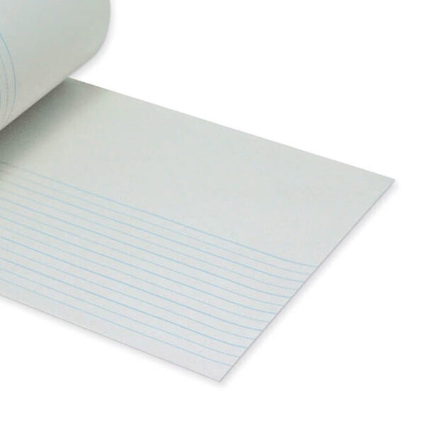 Newsprint Handwriting Paper Roll, Picture Story, 7-8" x 7-16" Ruled Long, 12" x 500'