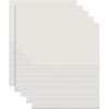 Newsprint Handwriting Paper, Picture Story, Grade 2, 1-2" x 1-4" x 1-4" Ruled Short, 8-1-2" x 11", 500 Sheets Per Pack, 5 Packs