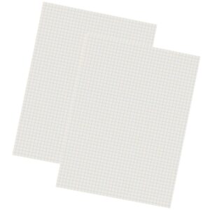 Grid Ruled Drawing Paper, White, 1-4" Quadrille Ruled, 9" x 12", 500 Sheets Per Pack, 2 Packs