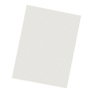 Grid Ruled Drawing Paper, White, 1-4" Quadrille Ruled, 9" x 12", 500 Sheets