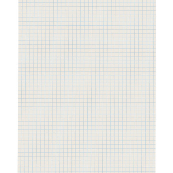 Grid Ruled Drawing Paper, White, 1-4" Quadrille Ruled, 9" x 12", 500 Sheets