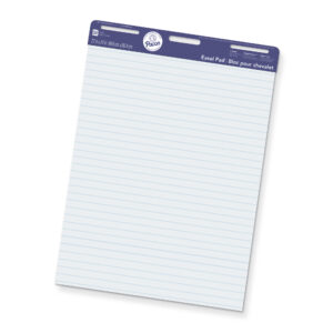 Easel Pad, Non-Adhesive, White, 1" Ruled 27" x 34", 50 Sheets