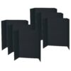 Presentation Board, Black, Single Wall, 48" x 36", Pack of 6