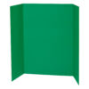 Presentation Board, Green, Single Wall, 48" x 36", Pack of 6